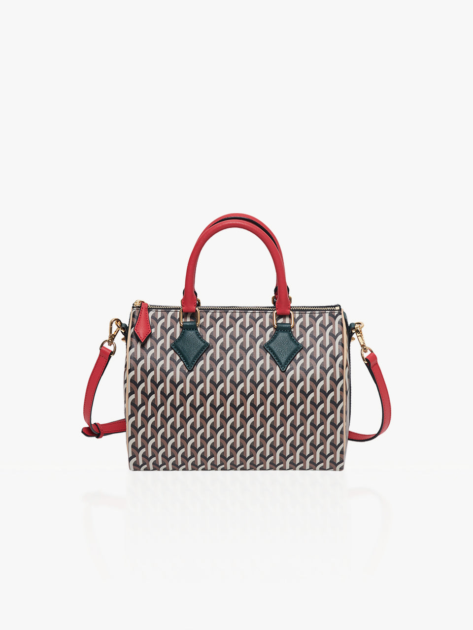 ★DELL'EST★Bostino Bag Bostino Bag_Medium_Gotica_Multi Green – DELL'EST