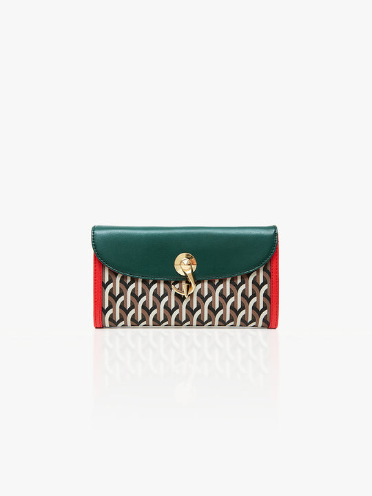 Hook Long Wallet_Gotica_Multi Green