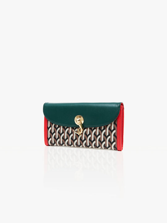 Hook Long Wallet_Gotica_Multi Green