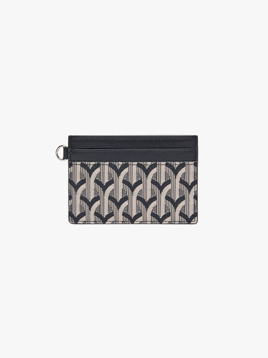 Anella Card Holder_Jacquard Black
