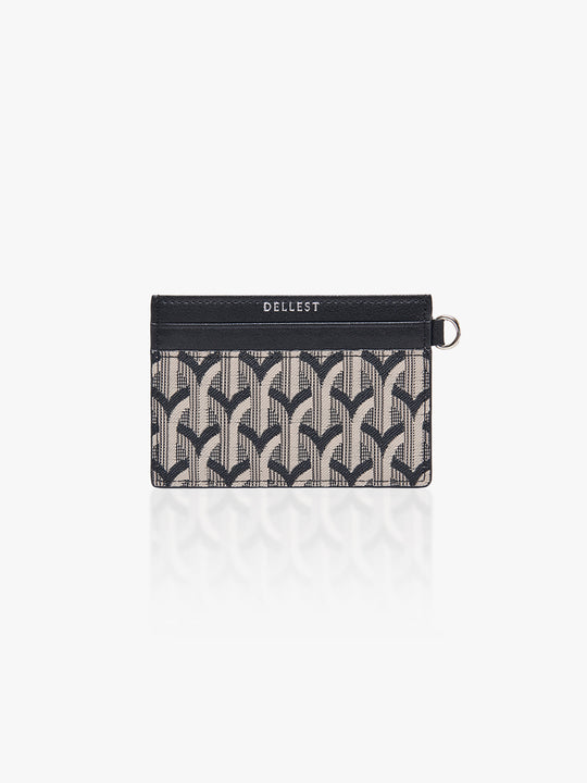 Anella Card Holder_Jacquard Black