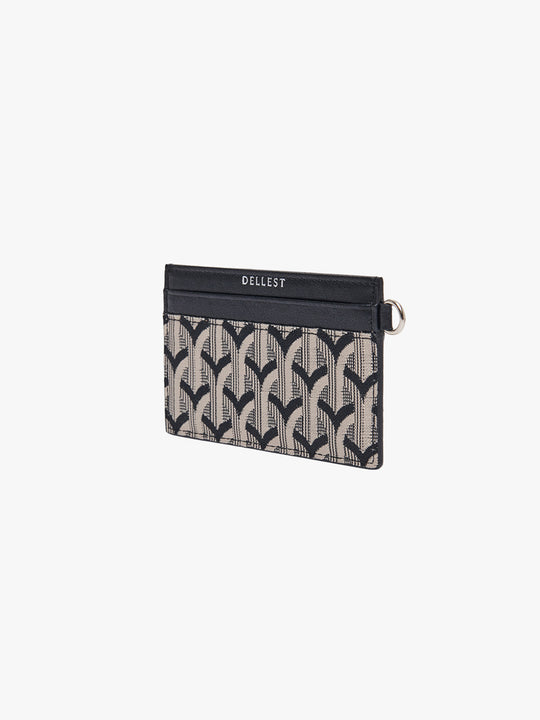 Anella Card Holder_Jacquard Black