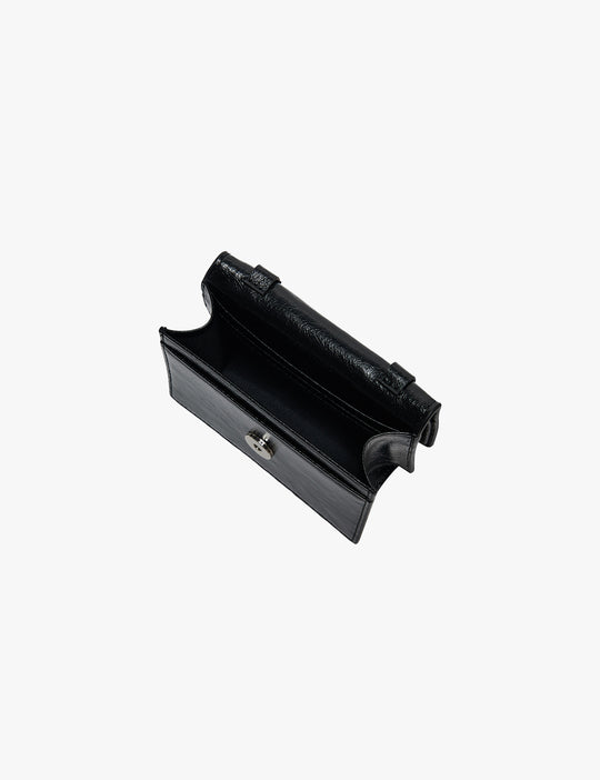 DIADEST Strap Pouch Mini Bag_Bsilver Black
