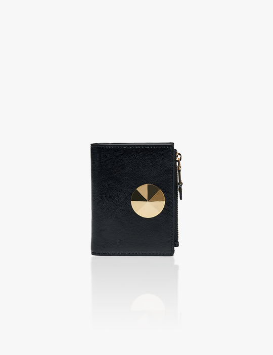 DIADEST Zip Half Wallet_Gold Black