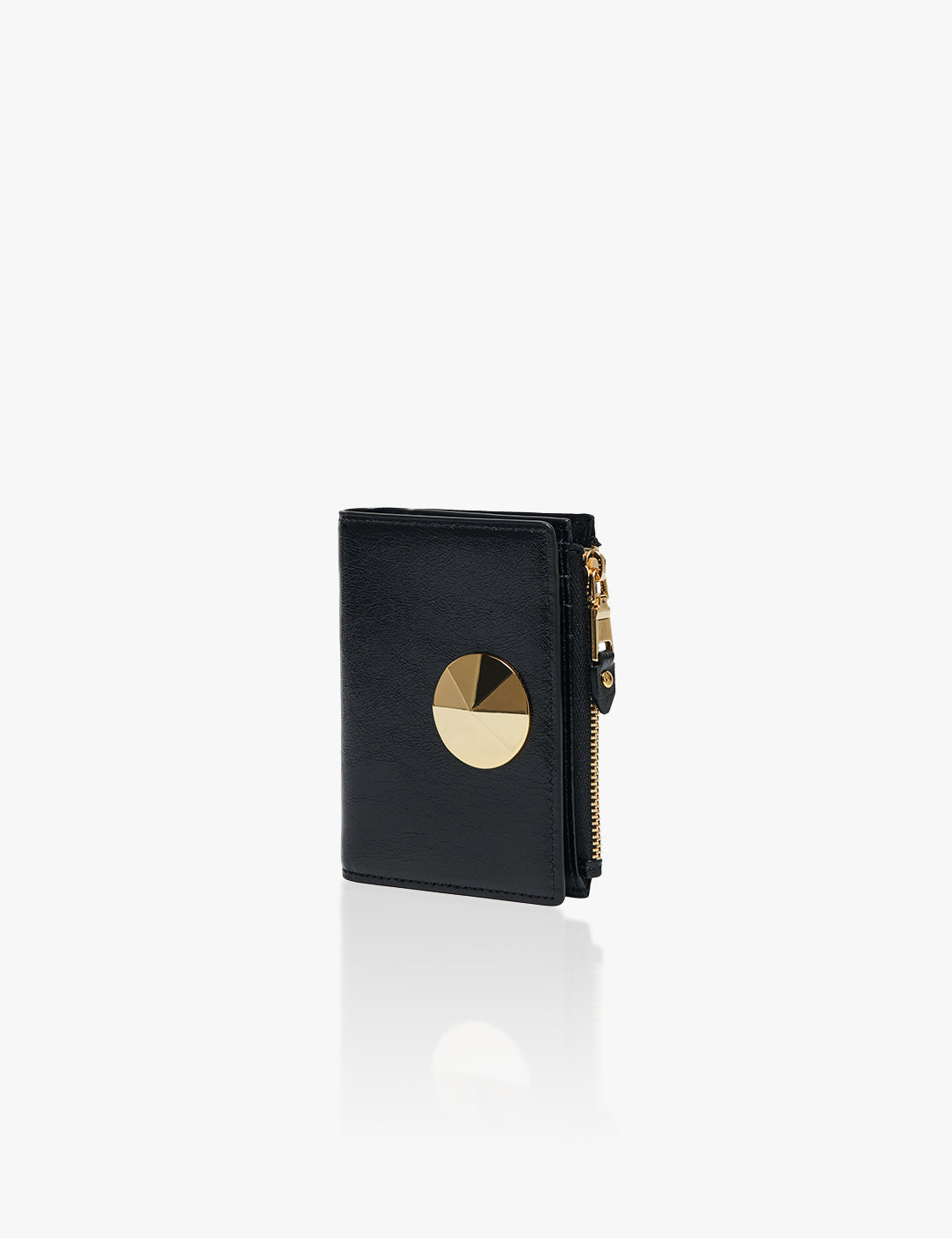 DIADEST Zip Half Wallet_Gold Black