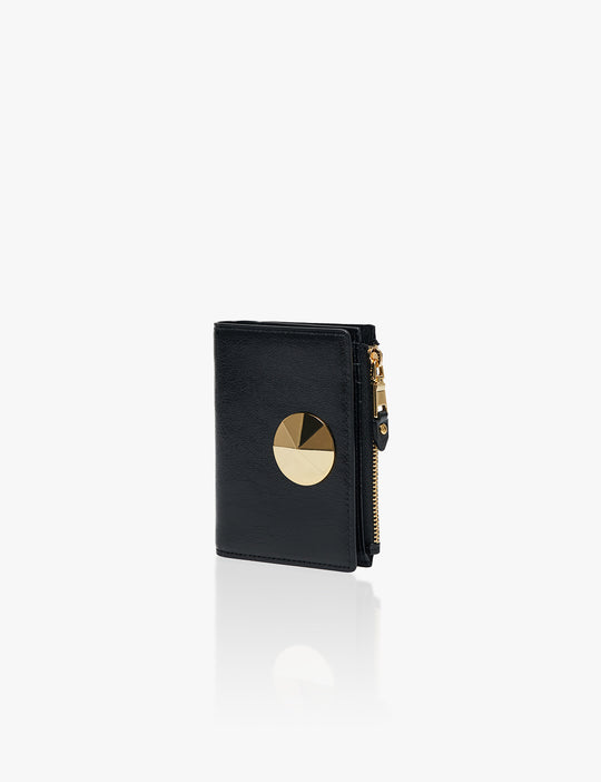 DIADEST Zip Half Wallet_Gold Black