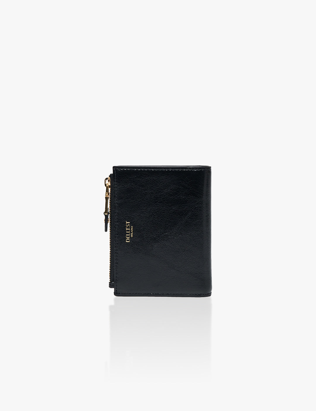 DIADEST Zip Half Wallet_Gold Black