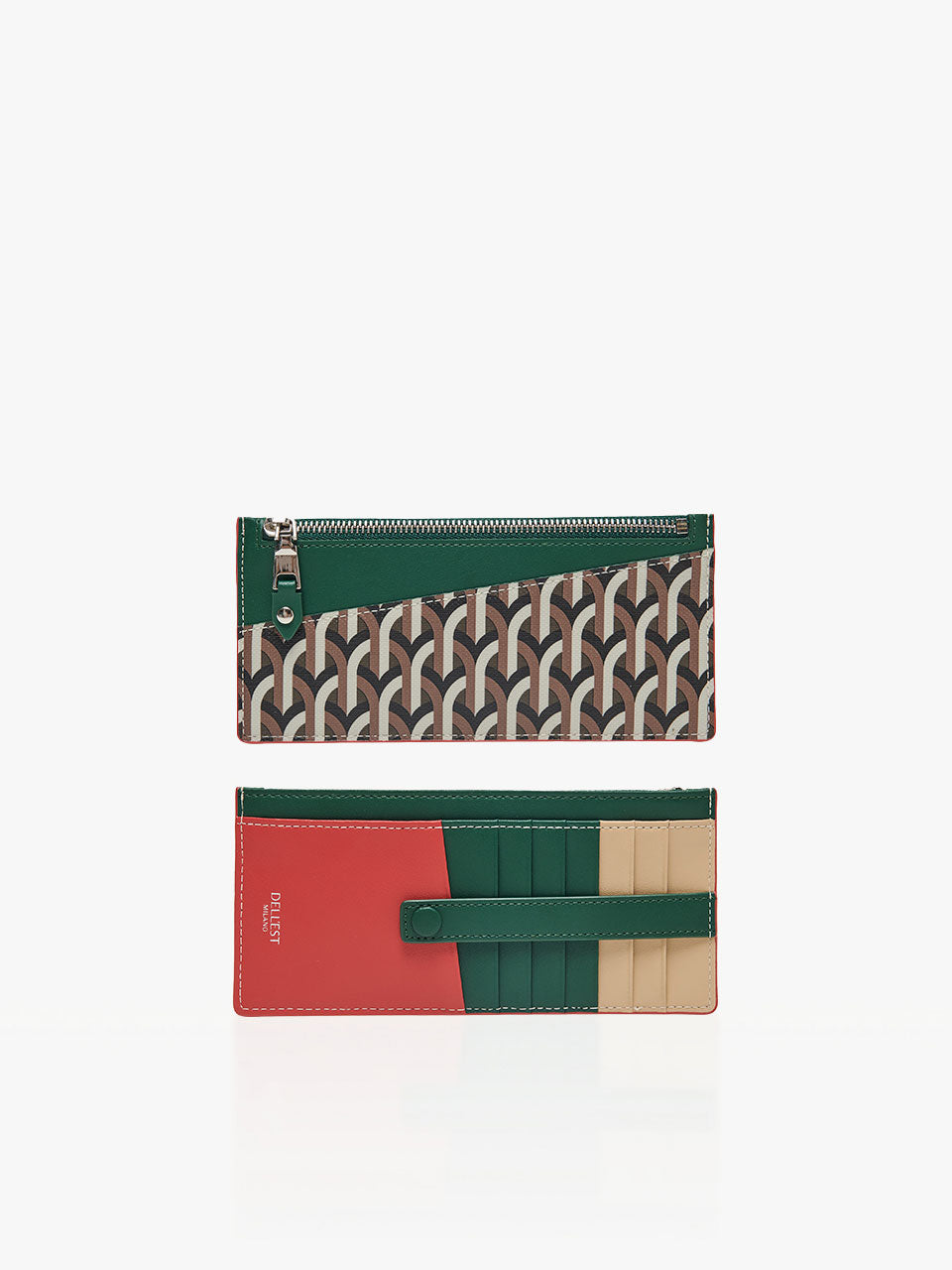 Gamma Card Long Wallet_Multi Green