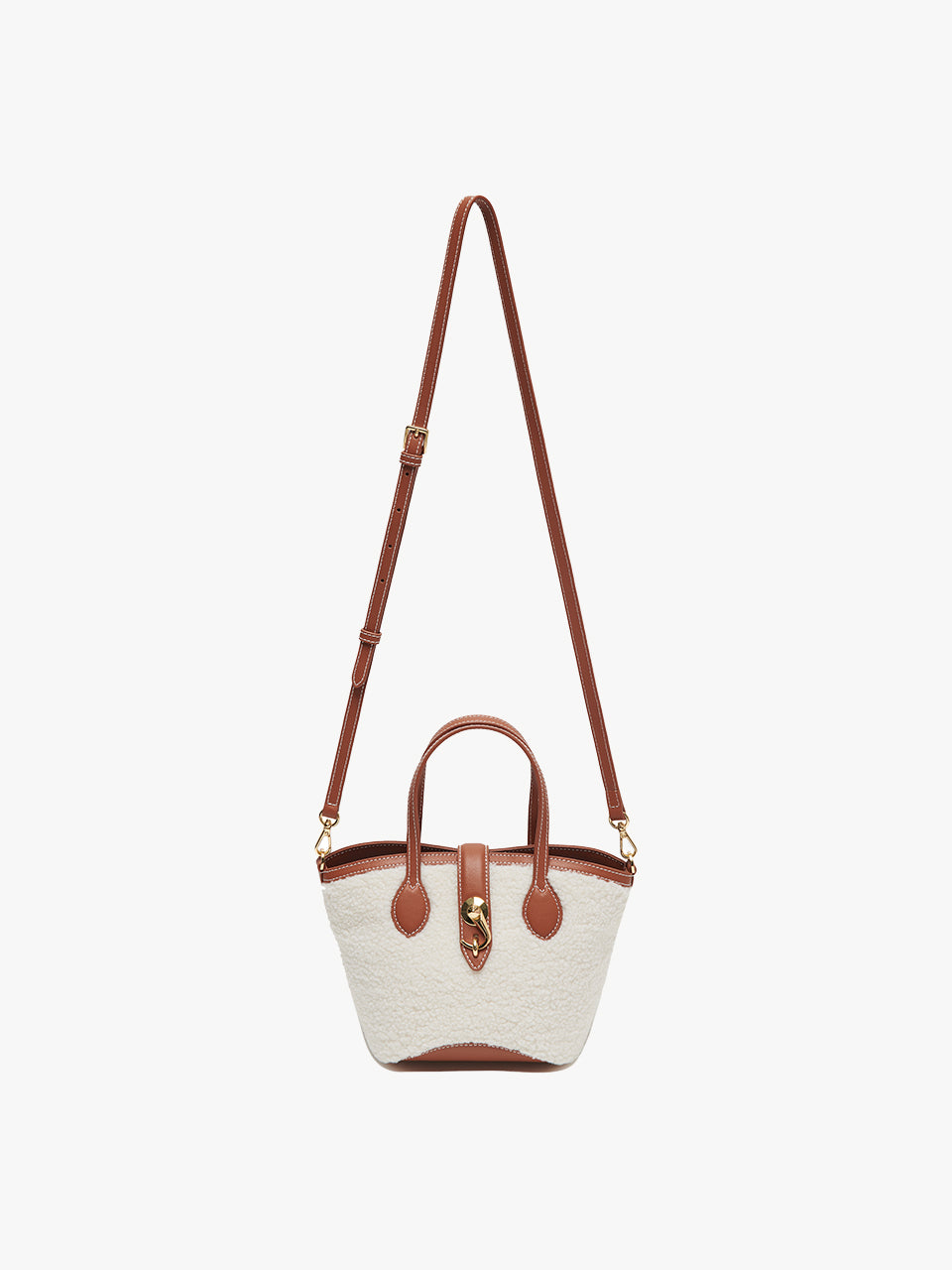 Sonoma Bag_Faux Wool_Ivory