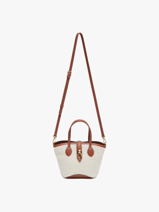 Sonoma Bag_Faux Wool_Ivory