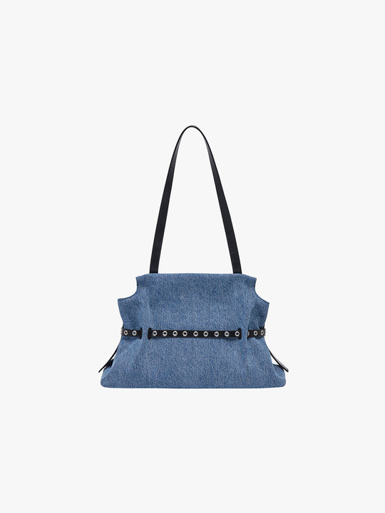 Strin_Bag_Medium Denim_Black