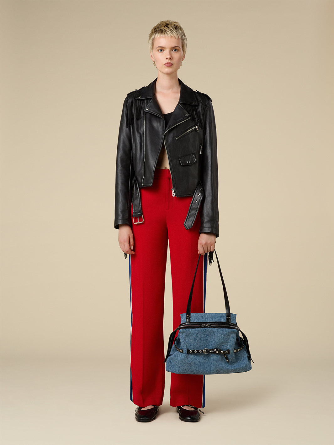 Strin_Bag_Medium Denim_Black