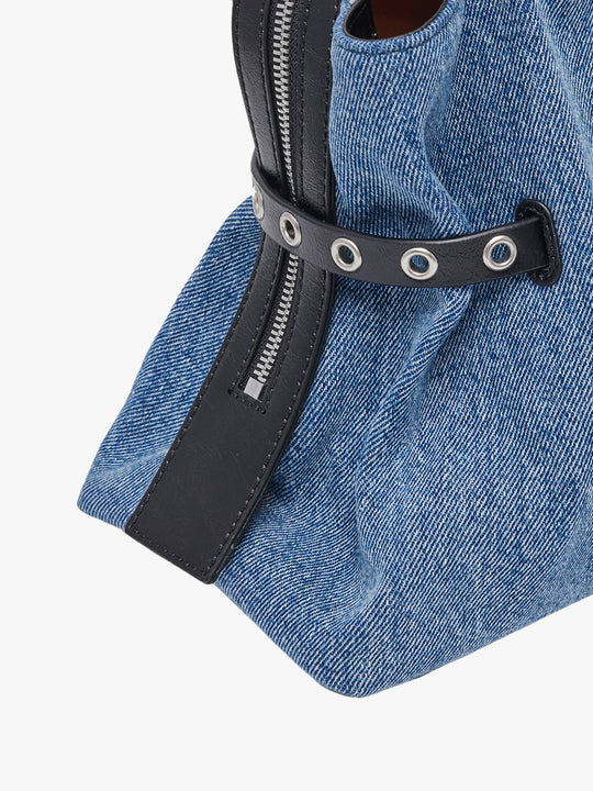 Strin_Bag_Medium Denim_Black