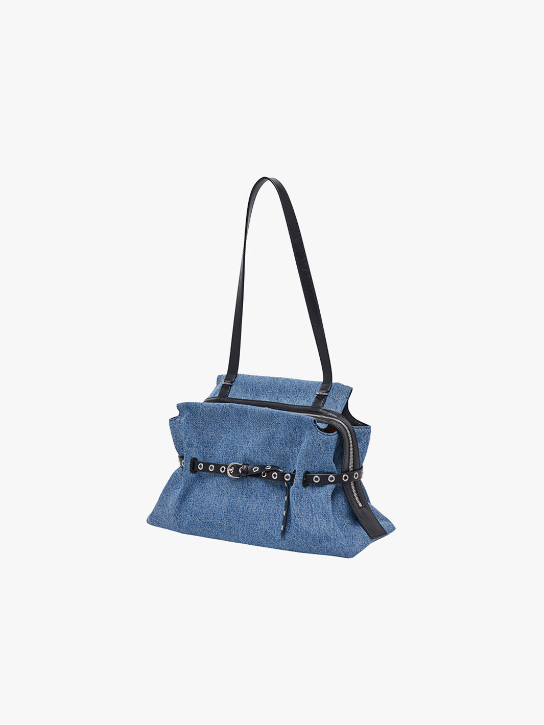 Strin_Bag_Medium Denim_Black