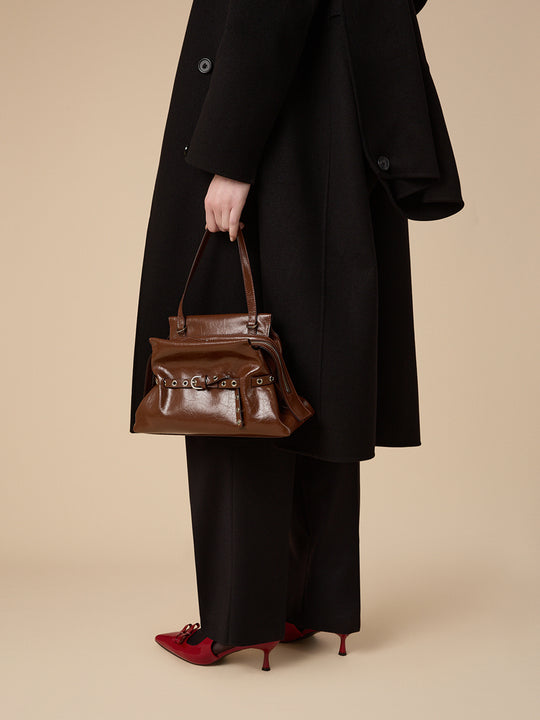 Strin_Bag_Small Choco Brown