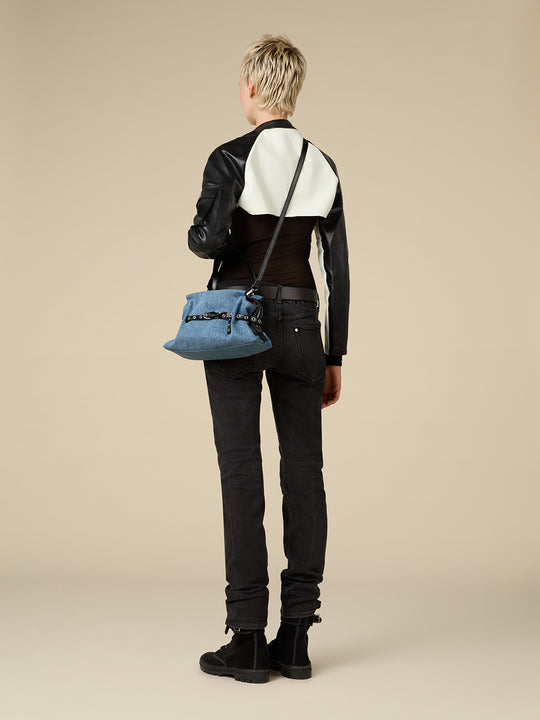 Strin_Bag_Small Denim_Black