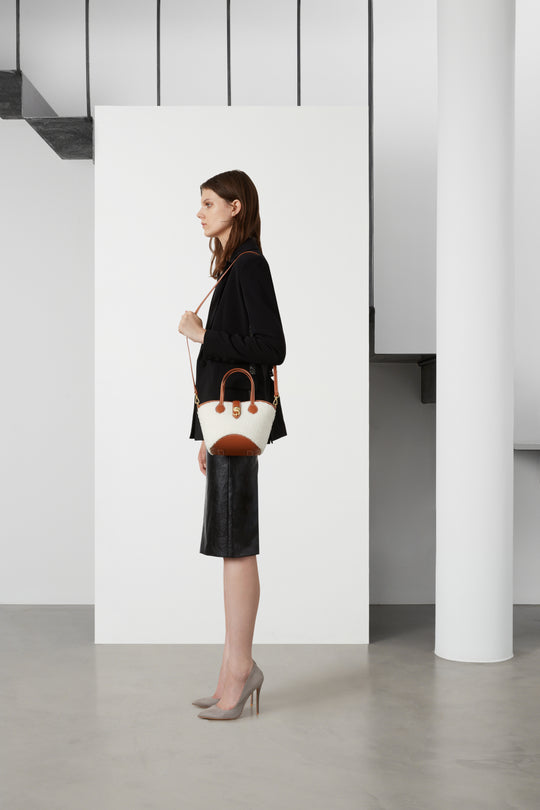 Sonoma Bag_Faux Wool_Ivory