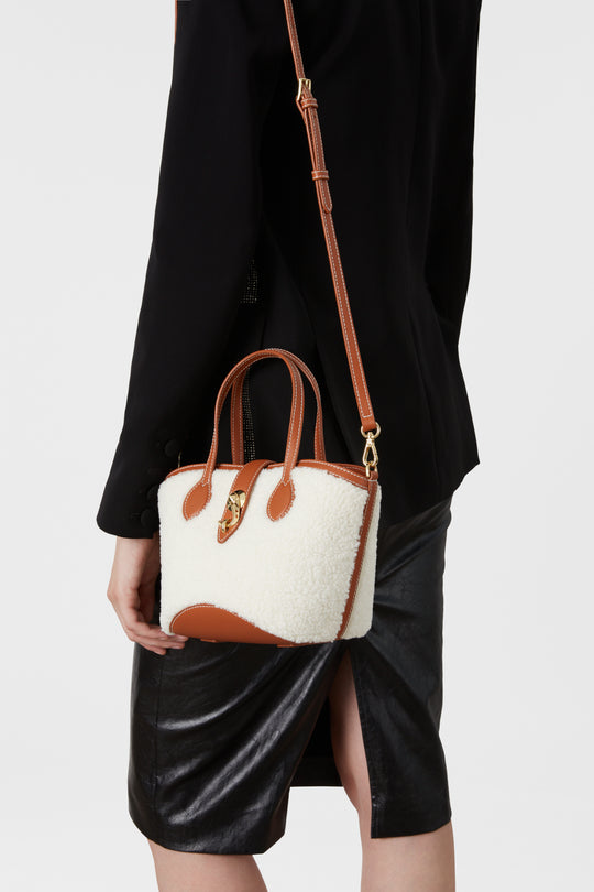 Sonoma Bag_Faux Wool_Ivory