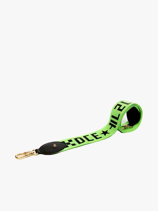 Wide Strap_Webbing Neon Green