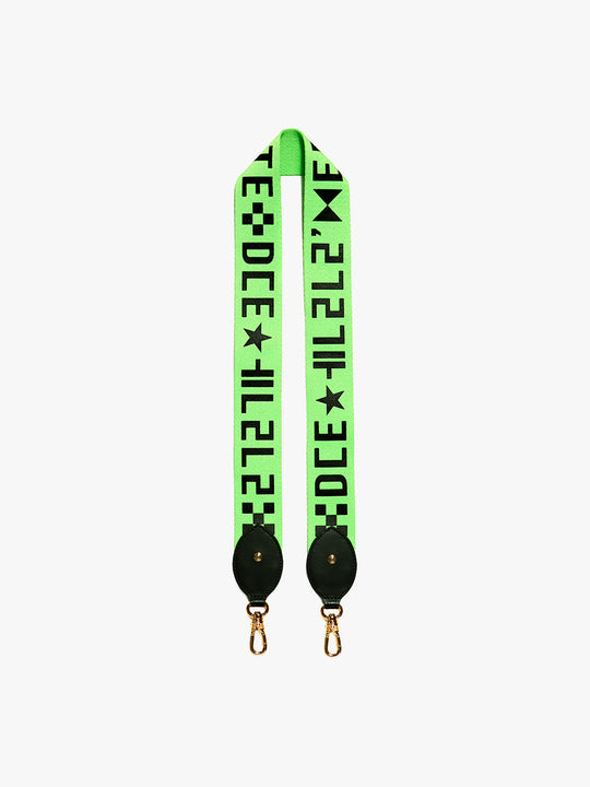 Wide Strap_Webbing Neon Green