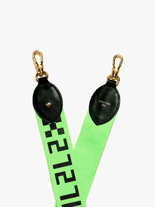 Wide Strap_Webbing Neon Green