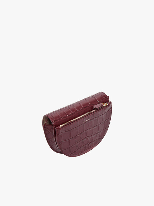 City Bag_Small_Croco_Burgundy