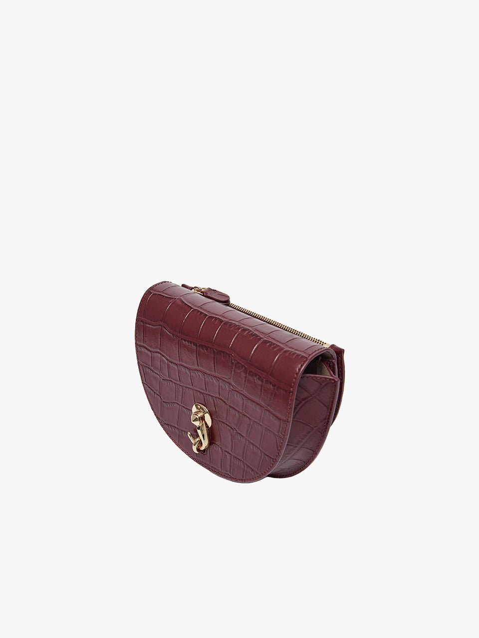 City Bag_Small_Croco_Burgundy