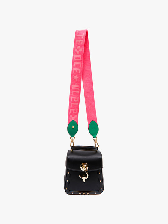 Wide Strap_Webbing Neon Pink