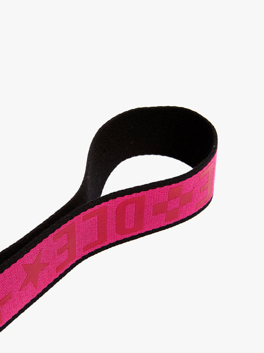 Wide Strap_Webbing Pink-Black