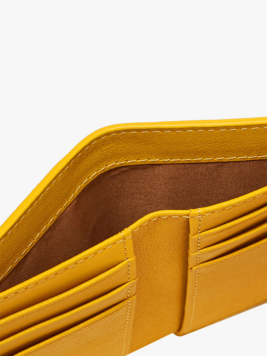 Cartino Half Wallet_Gotica_Yellow